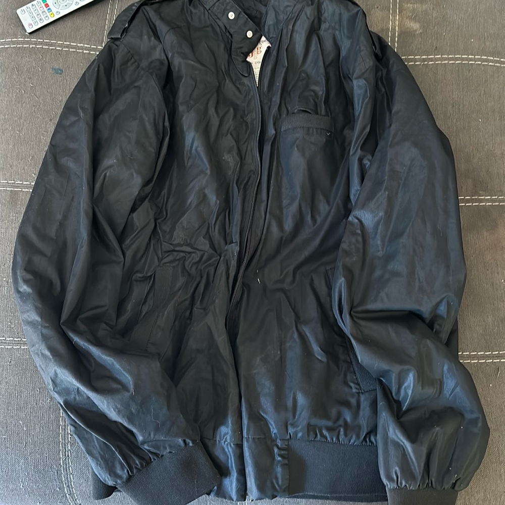 Vintage 80’s John Paul Goebel Jacket.  Black.  XL